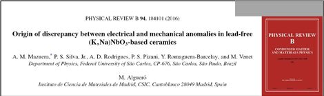 Recent publication in Physical Review B