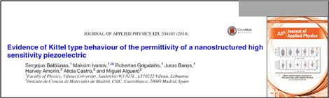 New paper published in Journal of Applied Physics
